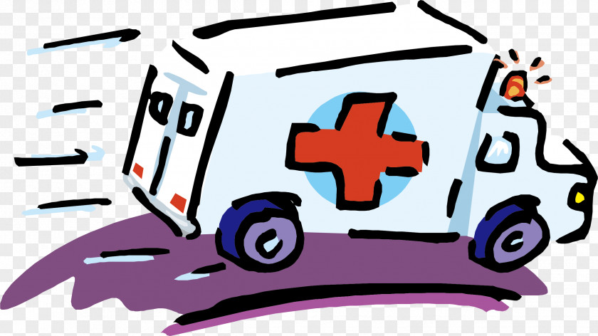 Speeding Ambulance First Aid Cartoon Health Care PNG