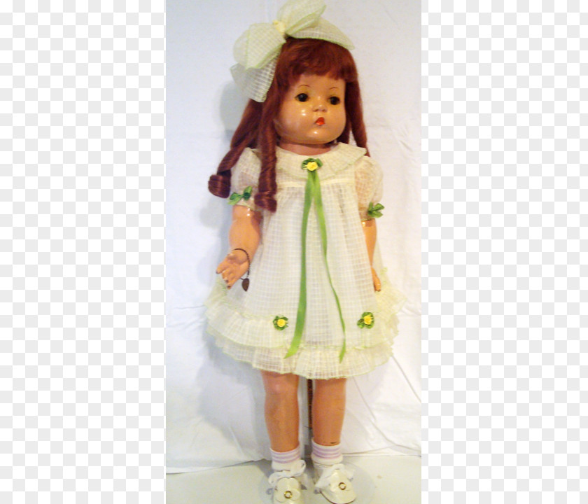 China Doll Slip Party Dress Scarf PNG