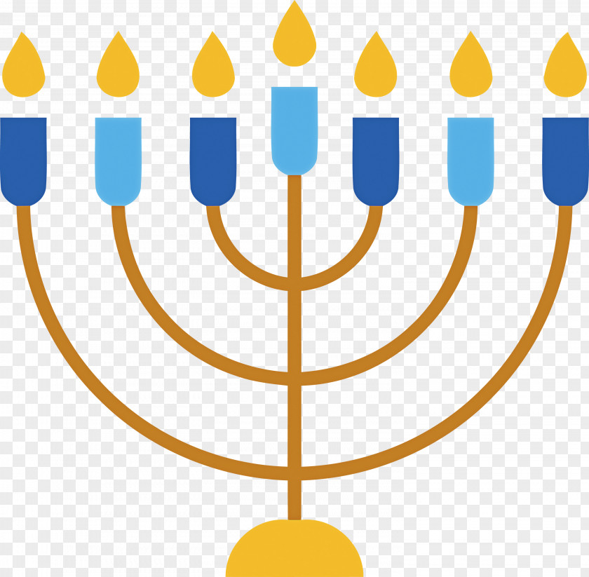 Hanukkah Candle Happy PNG