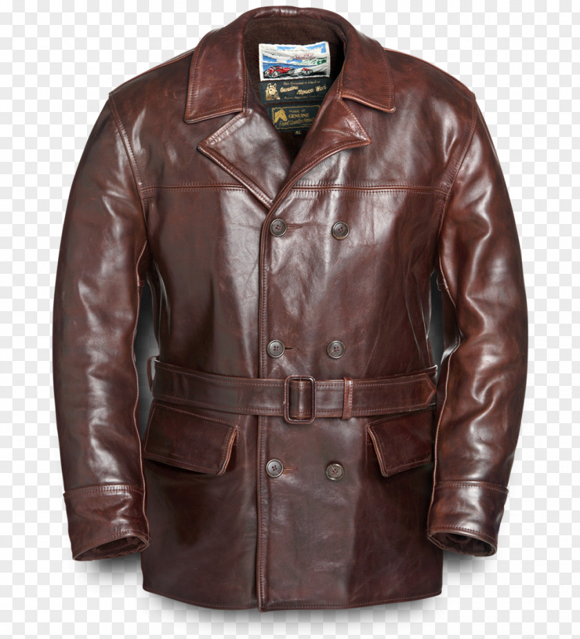 Jacket Leather Shell Cordovan Coat PNG