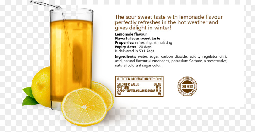 Lemonade Orange Drink Juice PNG