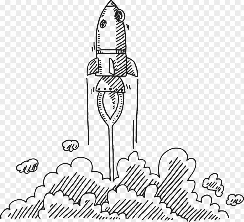 Rocket Drawing Vector Graphics Stock Illustration Cartoon PNG