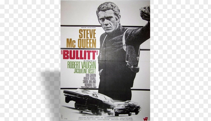 Steve McQueen Film Poster Cinema Action PNG