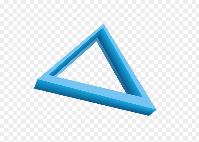 Triangle Blue PNG