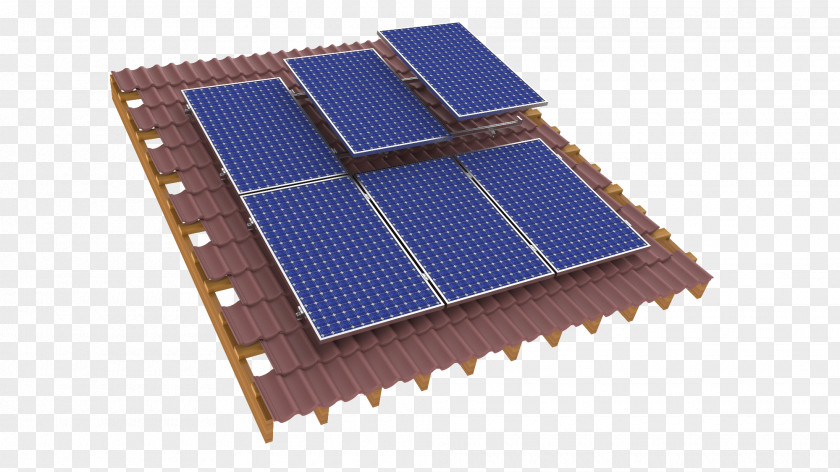 Angle Solar Panels Power PNG