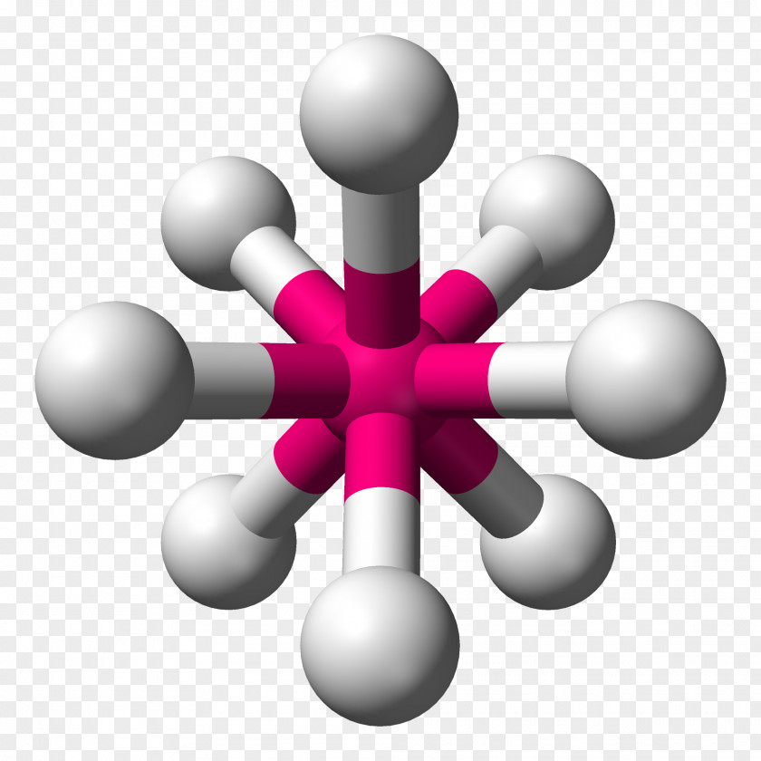Ax VSEPR Theory Square Antiprismatic Molecular Geometry Molecule PNG