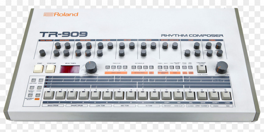 Drum Beat Roland TR-808 TR-505 TR-909 Machine Techno PNG