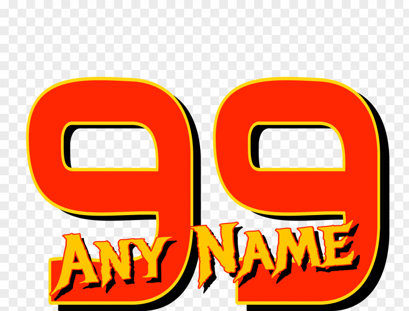 Marathon Number Brand Line Font PNG