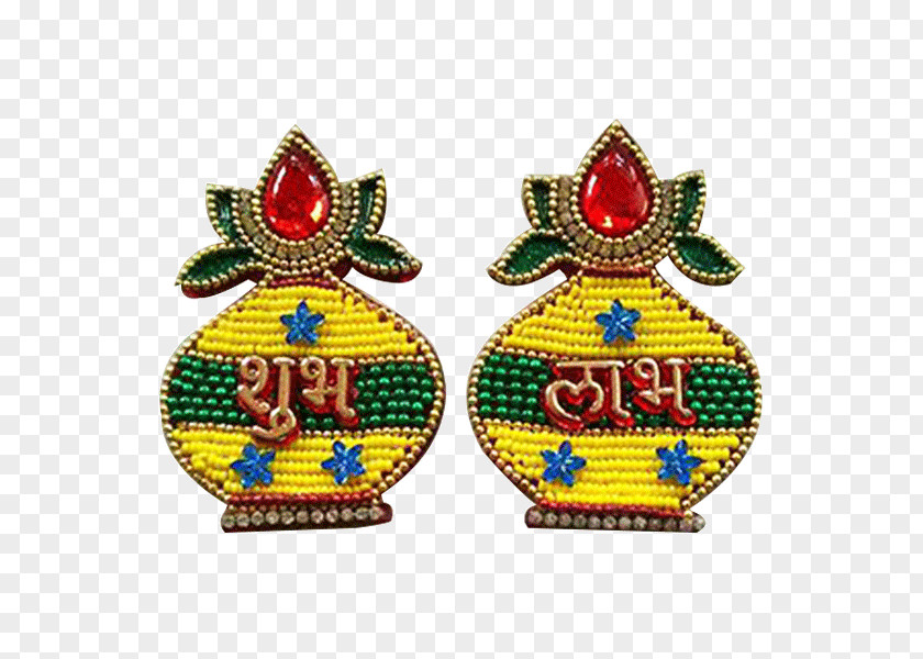 Toran Handicraft Earring Rangoli Puja Thali PNG