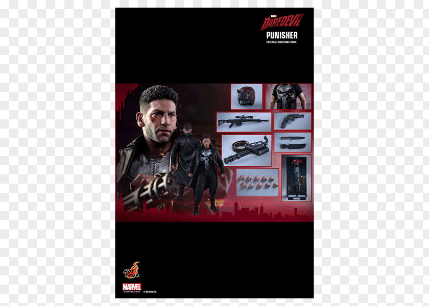 Toy Punisher Hot Toys Limited 1:6 Scale Modeling Action & Figures PNG