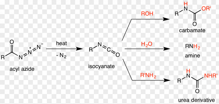 Curtius Rearrangement Reaction Chemical Acyl Azide Schmidt PNG