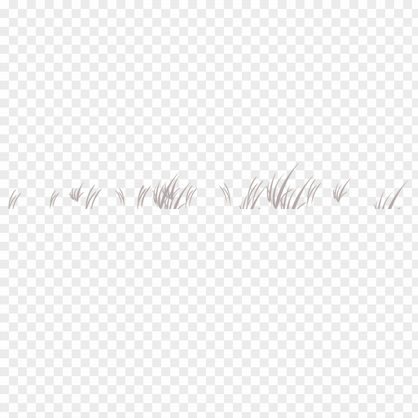 Hand-painted Grass White Black Pattern PNG