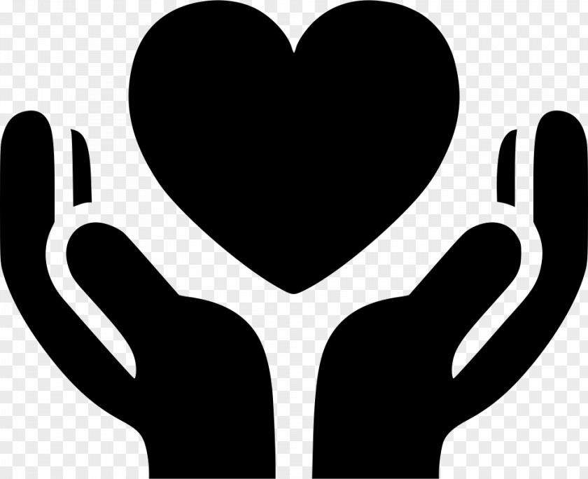 Heart Hand Share Icon PNG