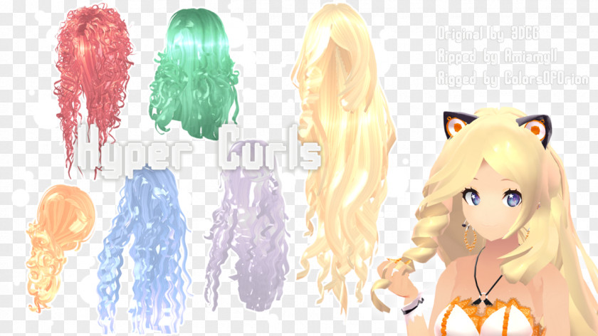 Long Hair Coloring Hairstyle Human Color PNG