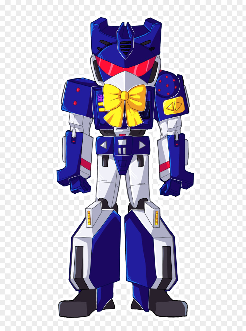 Robot Cobalt Blue Figurine PNG