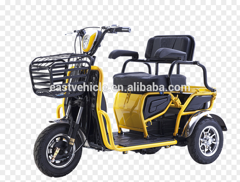 Scooter Electric Vehicle Car Bicycle Three-wheeler PNG