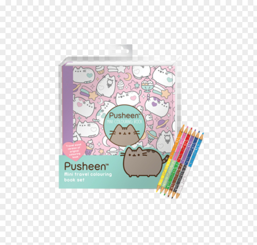 Cat Pusheen Coloring Book The 3d Keyring PNG