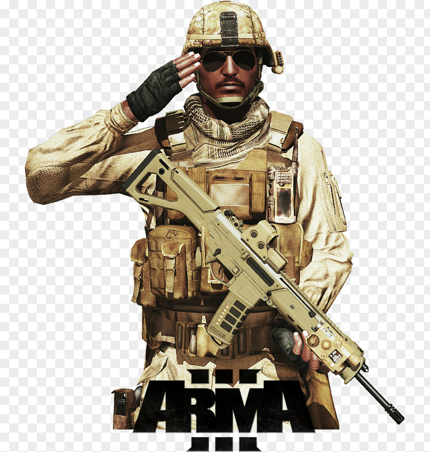 Desert ARMA 3 Soldier Military Weapon Army PNG