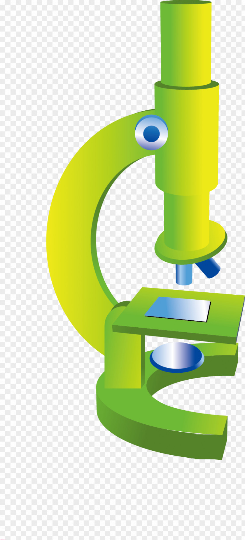 Microscope Vector Material Green Technology PNG