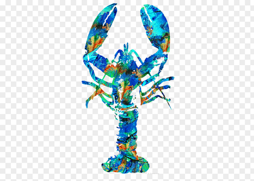 Painting American Lobster Watercolor Art Printmaking PNG