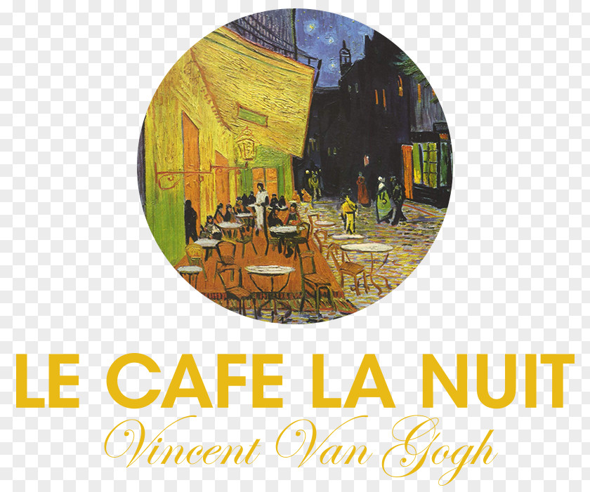 Painting Café Terrace At Night The Starry Over Rhône Arles PNG