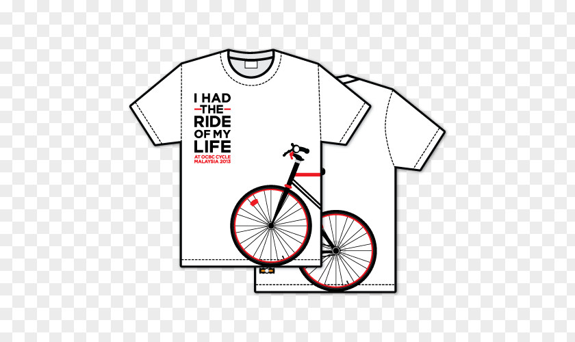 T-shirt Bicycle Wheels Jersey Sweater PNG