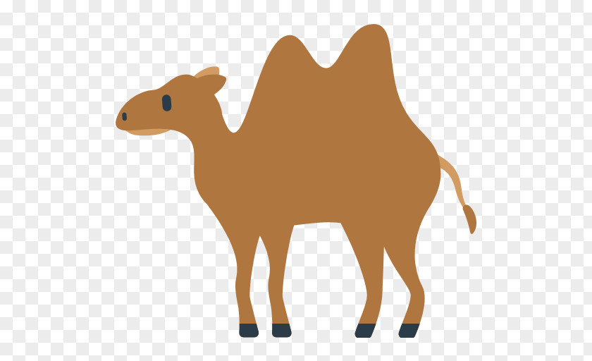 Camel Dromedary Bactrian Emoji Emoticon SMS PNG