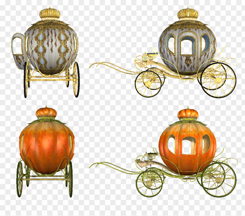 Hand Painted Carriage PNG