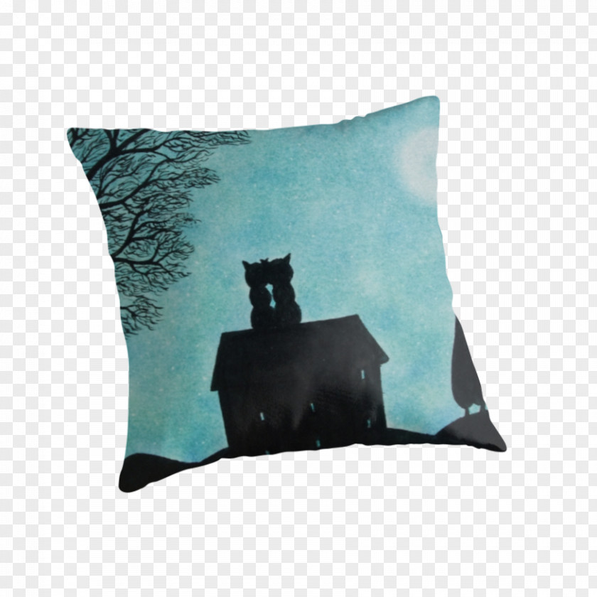 Pillow Throw Pillows Cushion Turquoise PNG
