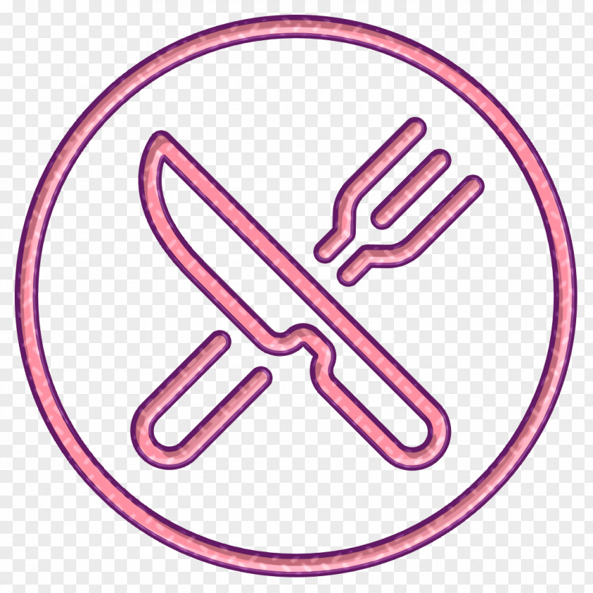 Symbol Pink Holiday Travelling Icon Restaurant Food PNG