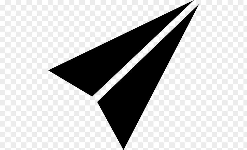 Airplane Paper Plane ICON A5 PNG