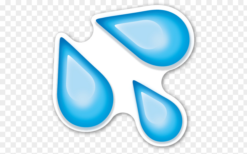Apple Splash Emoji Sticker Symbol Perspiration PNG