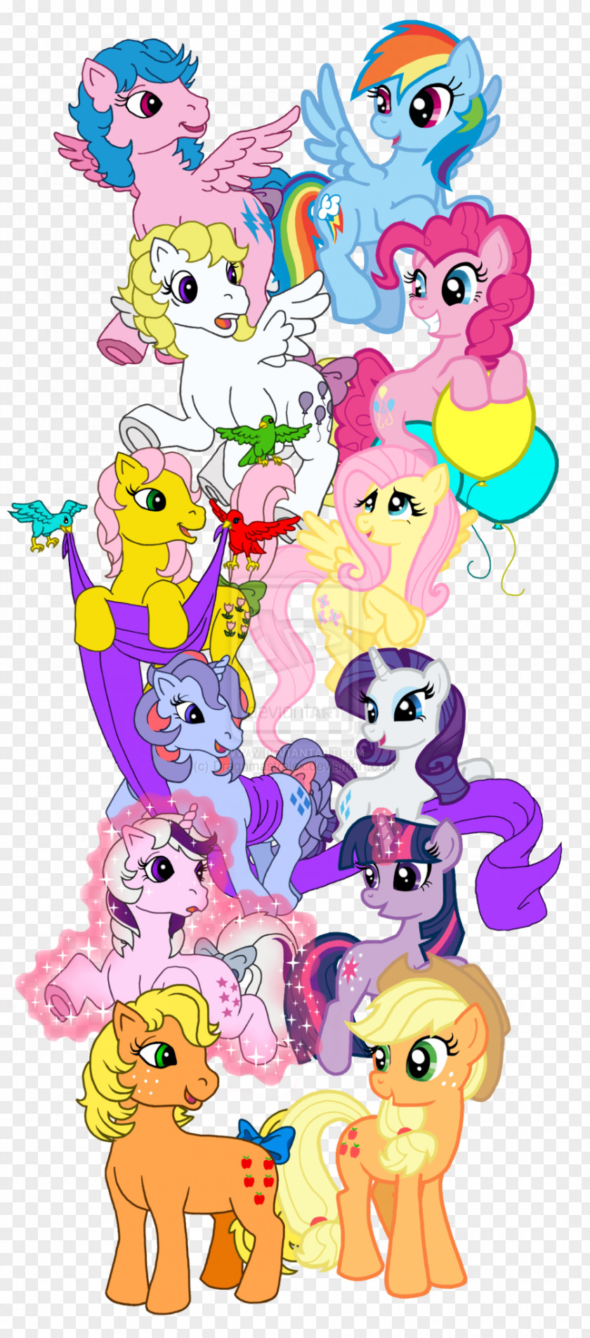 My Little Pony Rainbow Dash Pinkie Pie Applejack Rarity PNG