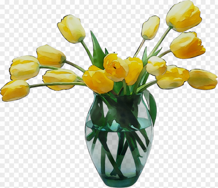 Tulip Vase Cut Flowers Flower Bouquet PNG