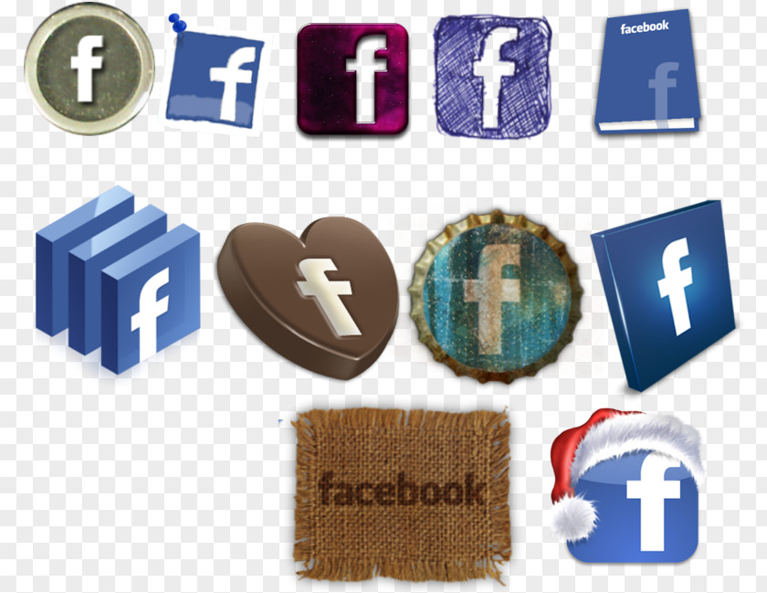 Various Styles Of Letter F Facebook Download Icon PNG