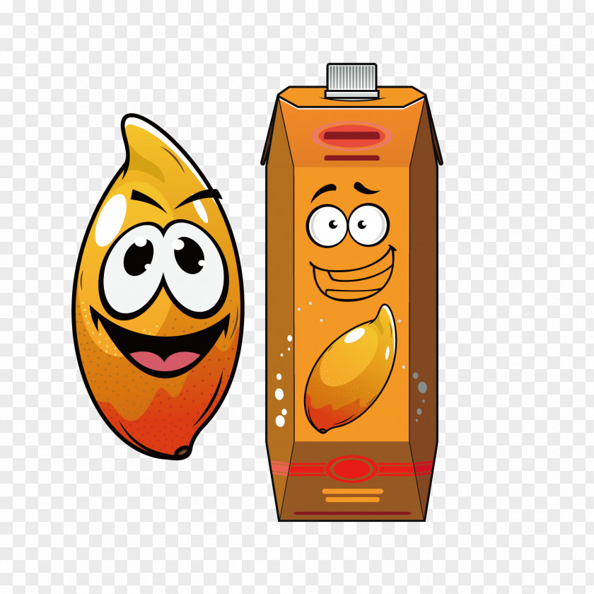 Vector Mango Juice Orange Fruit PNG