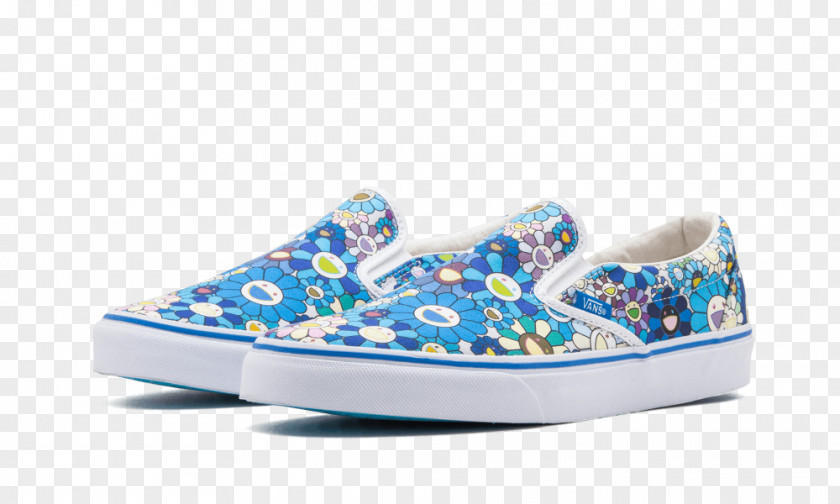 Murakami Flower Sneakers Skate Shoe Slip-on PNG