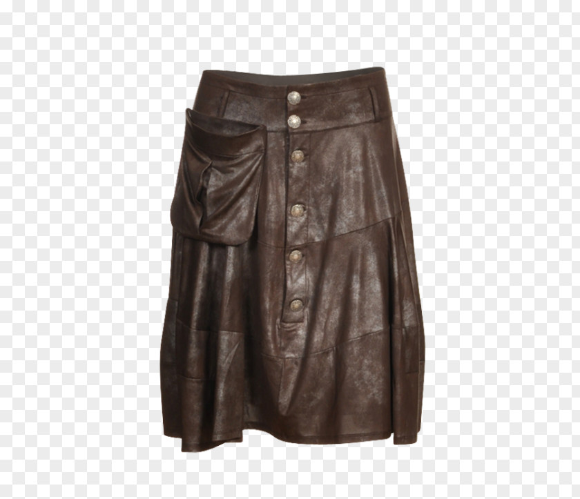 Watercolor Bohemia Skirt Waist Brown Leather PNG