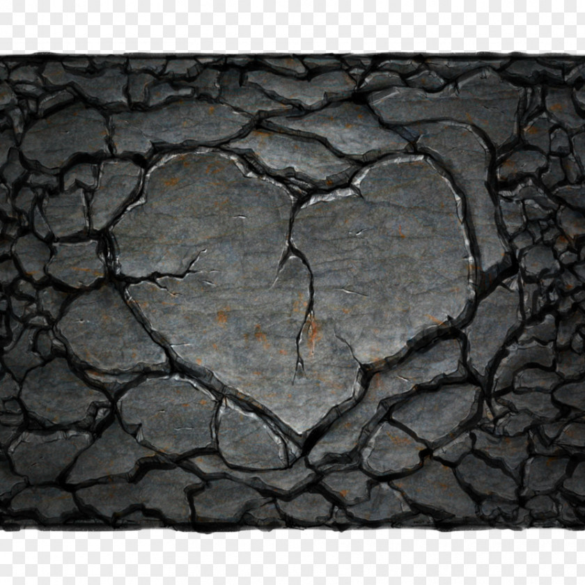 Broken Stone Black M PNG