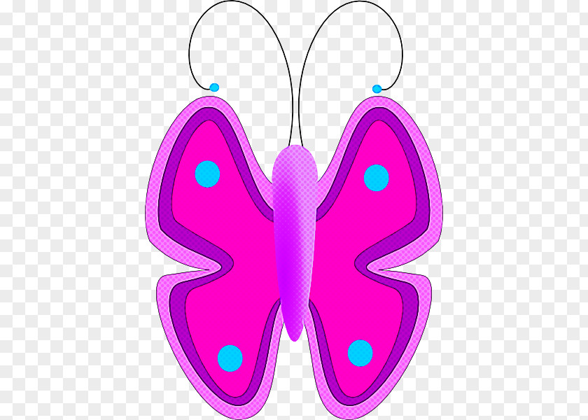 Butterfly Pink Moths And Butterflies Wing Insect PNG