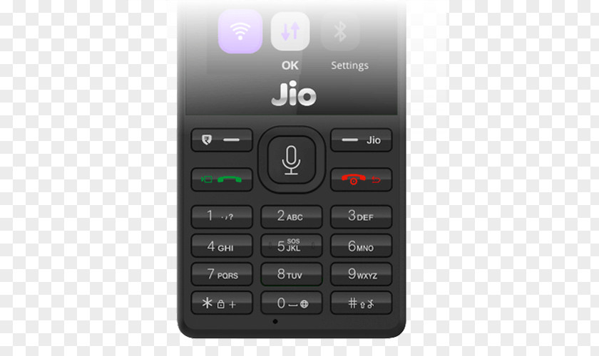India Mobile Phones Jio 4G Feature Phone PNG