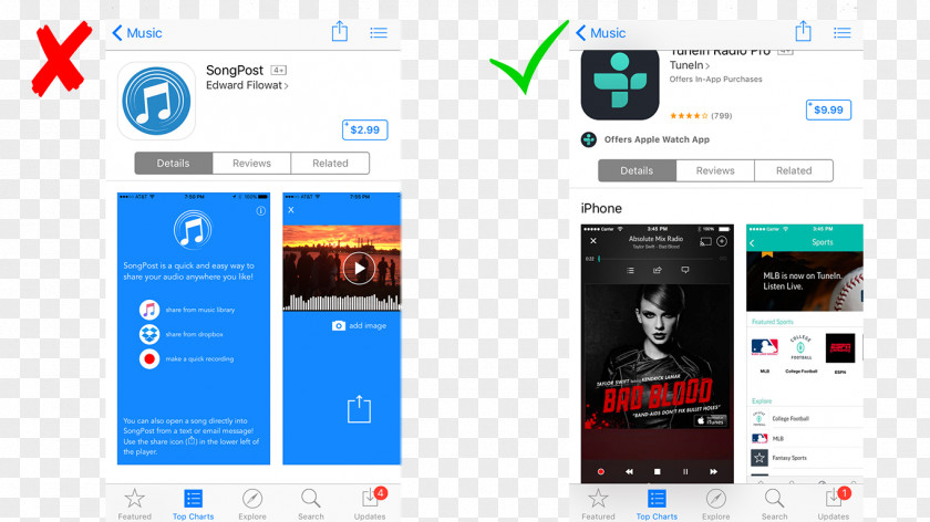 Smartphone Screenshot App Store PNG