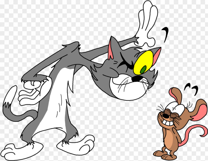 Whiskers Style Tom And Jerry Cartoon PNG