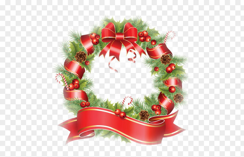 Christmas Wreath Clip Art PNG