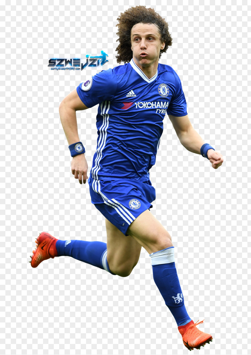 David Luiz Chelsea F.C. Football Player PNG