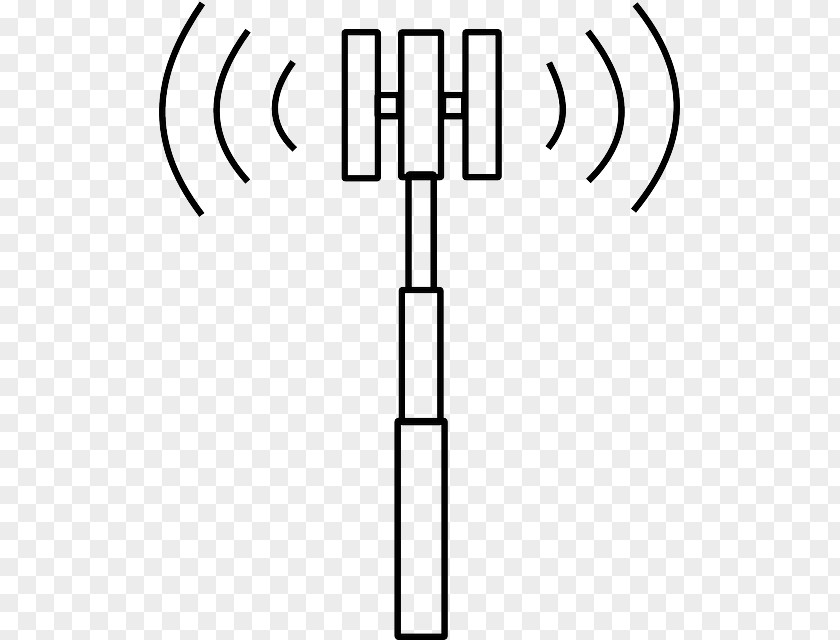 Transmitting Cell Site Mobile Phones Telecommunications Tower Clip Art PNG