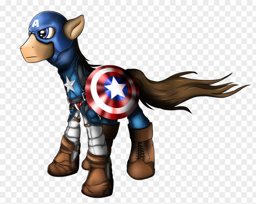 Captain America Pony Hulk Black Widow Horse PNG