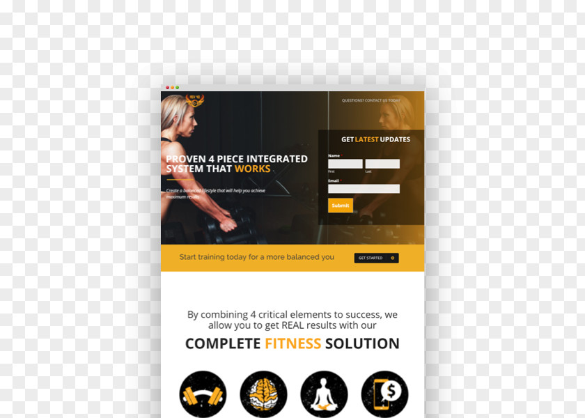 Fitness Trainer Advertising Brand PNG