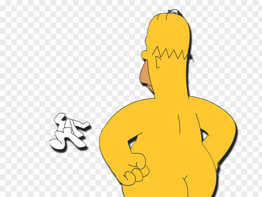 Homer Art Typography Clip PNG