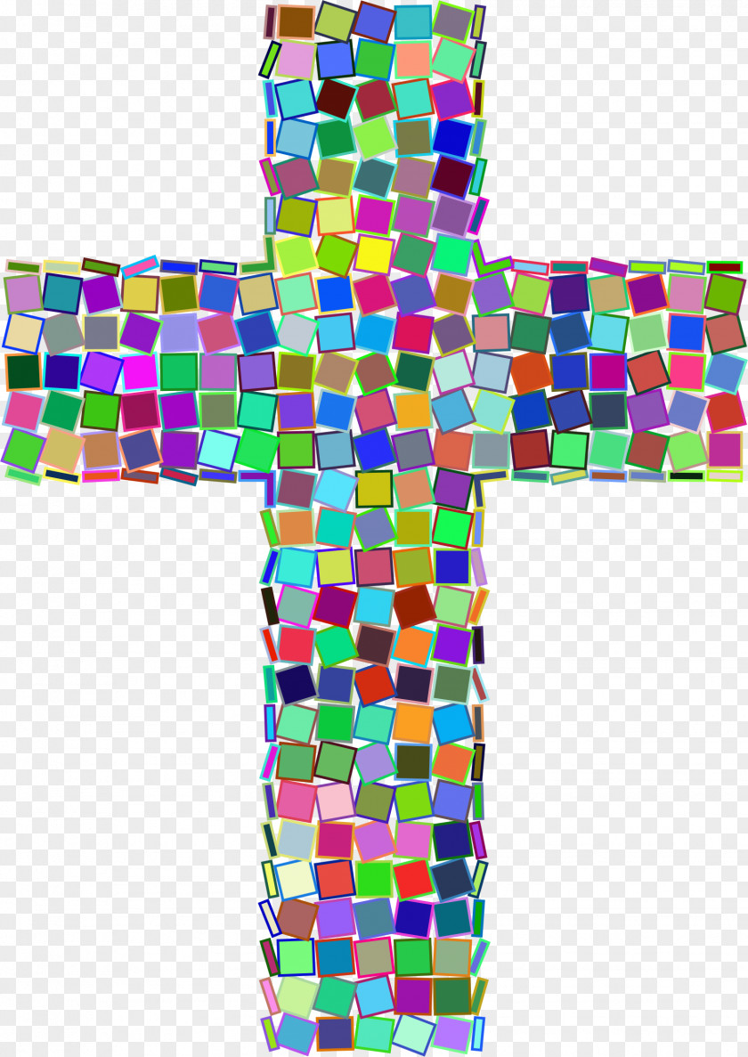 Microsoft Cliparts Cross Mosaic Christian Clip Art PNG